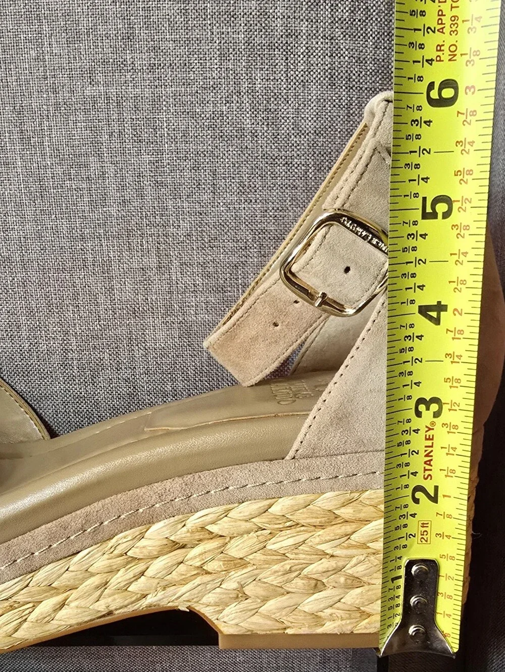 Vince Camuto Adjustable Tortilla Suede Espadrille Platform Sandals